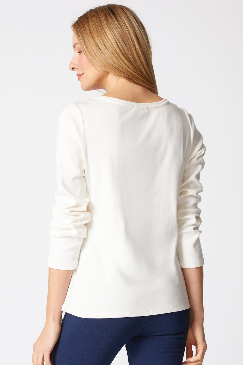 Easy V Neck Tee - 16451