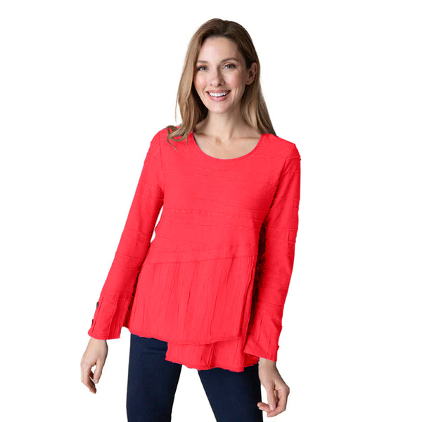 Overlay Tunic Top in Brick - 16531-BRK