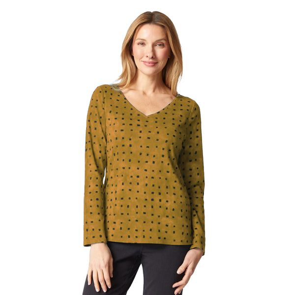 Tie Dye Easy V-Neck Tee - 16851