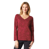 Tie Dye Easy V-Neck Tee - 16851