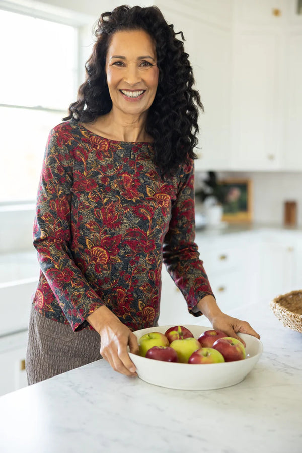 Autumn Paisley Everyday Tee - 16911