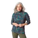 Paisley Easy Ruched Turtleneck - 16912