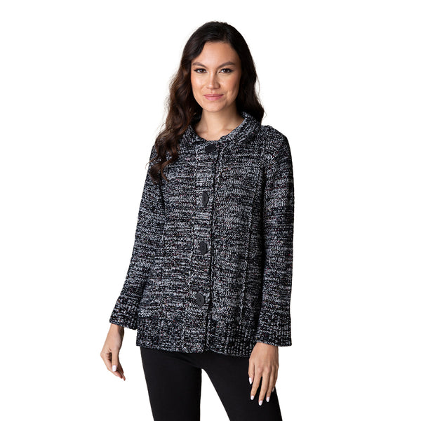 "Tweedy Chenile" Cardigan Jacket - 87728