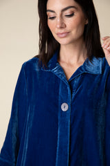 The "Party" Shirt in Velvet - 17245