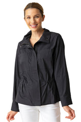 Cool Tech Utility Jacket in Black - 17946-BLK