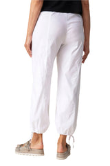 Cool Tech Easy Parachute Cargo Pant in White - 17964-WHT