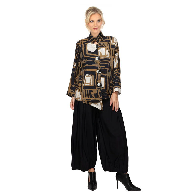 Abstract Art Print Blouse/Jacket - 7411B