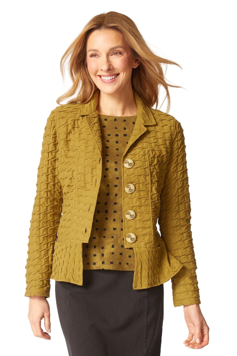 Brighton Jacket - 19106 in Avocado - Front View