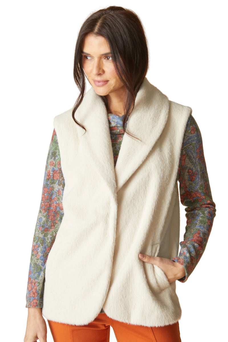 Habitat Shawl Collar Vest - Rainy Day - image 1