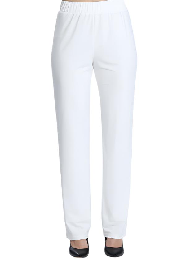 IC Collection Pull-On Soft Knit Pant in Ivory - 1983P- IV