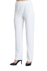 Pull-On Soft Knit Pant in Ivory - 1983P- IV