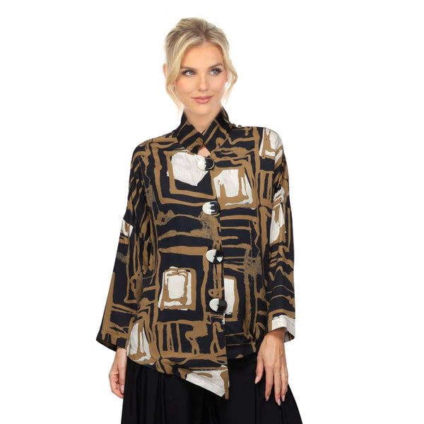 Abstract Art Print Blouse/Jacket - 7411B