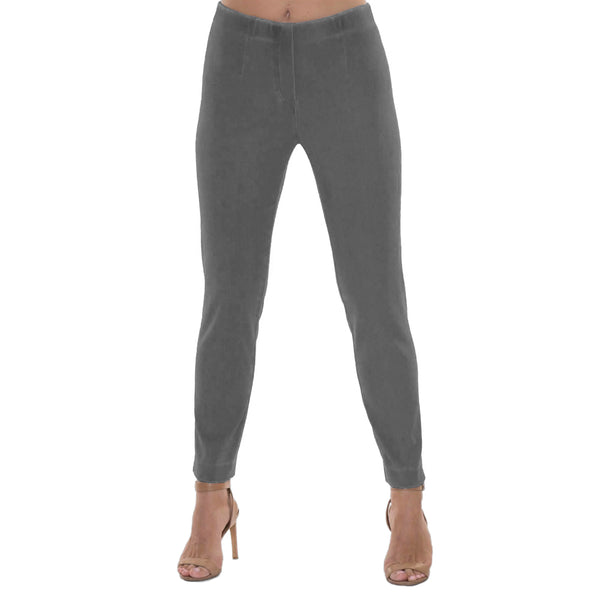 "Sasha" Pull-On Straight Leg Pant in Anthracite Denim - SAS-ADNM - Sizes 8 thru 12