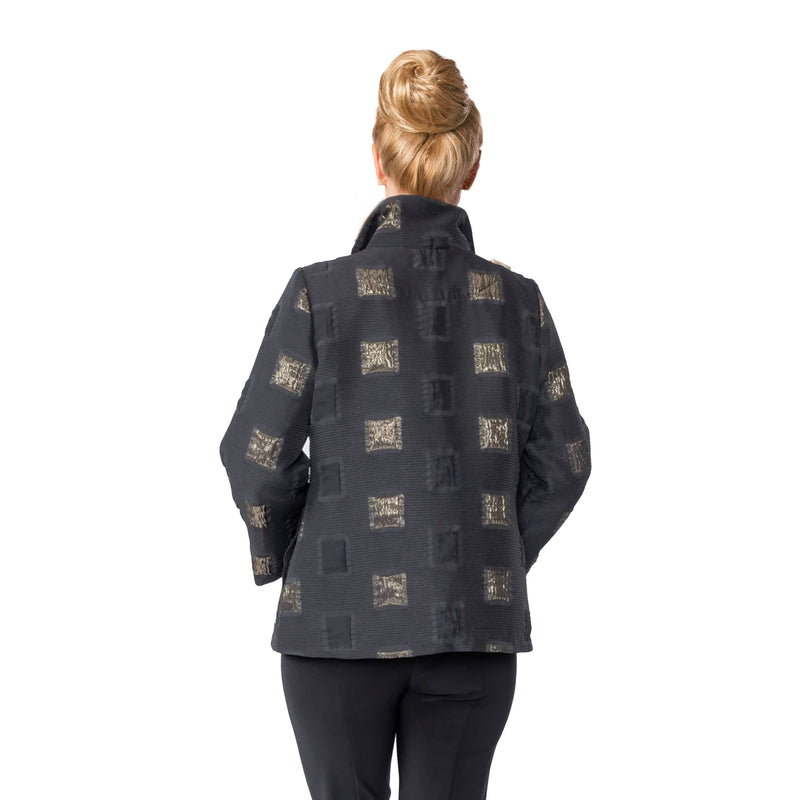 Square Metallic Jacquard Jacket - 5076J - Size S & M Only!