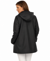 Inspired by Klimt Lady in Gold Reversible Hooded Raincoat  - J4239RW-6