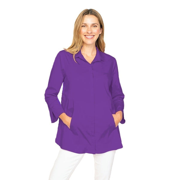 Habitat The "One" Shirt in Plum - 15019