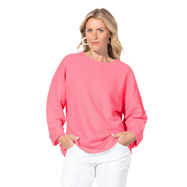 Cool Breeze Cotton Terry Pullover in Watermelon - 20015-WM