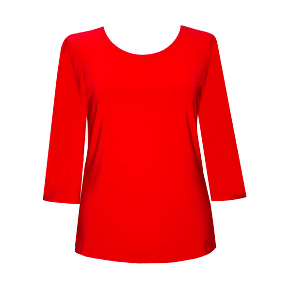 Valentina Signa Solid Round Top in Red - L-Solid-RD