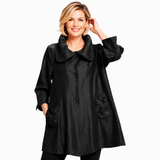 Solid Swing Jacket in Black - 200 -BK