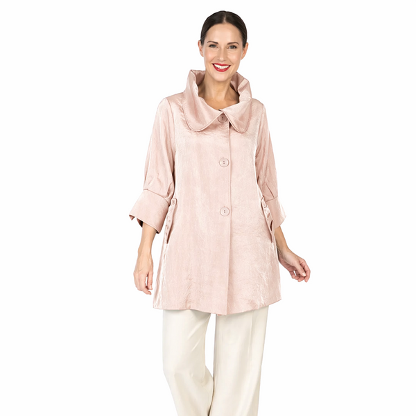 Solid Swing Jacket in Rose Gold 200-RGOLD