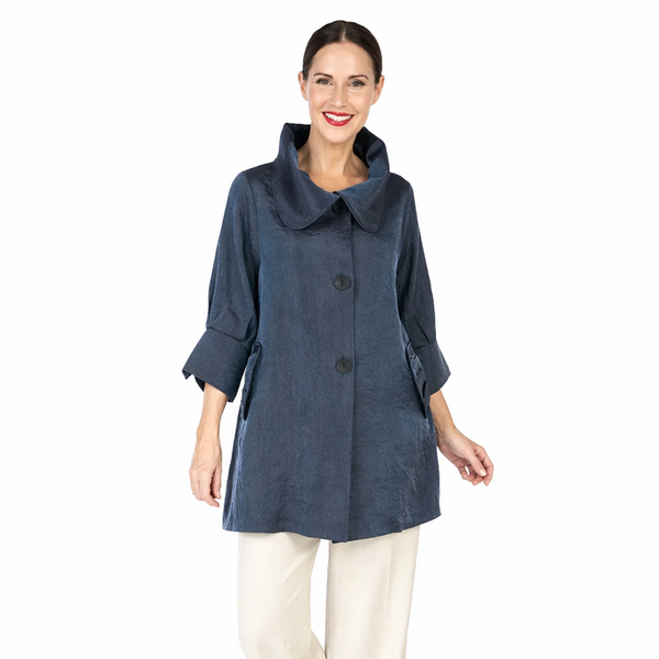 Solid Swing Jacket in Pewter - 200 -PWR