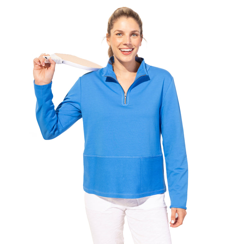 Soft Cotton Pullover in Riviera - 30121-RV