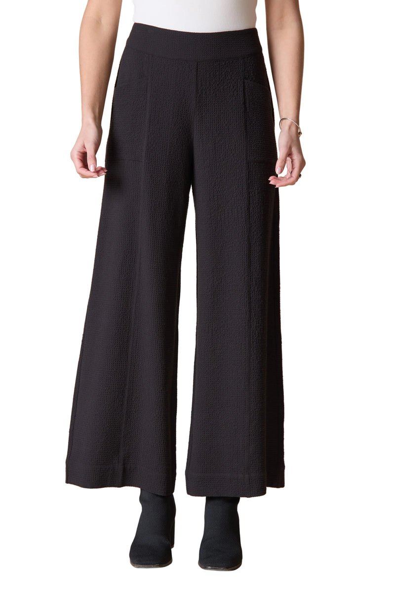 Habitat Crinkle Crepe Aria Pant - BLACK - image 1