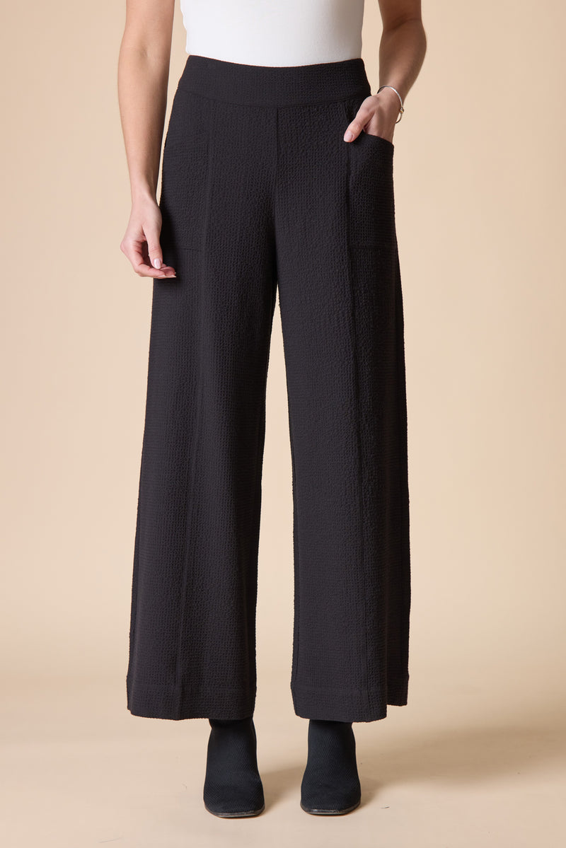 Habitat Crinkle Crepe Aria Pant - BLACK - image 2