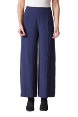 Habitat Crinkle Crepe Aria Pant - NAVY - image 1