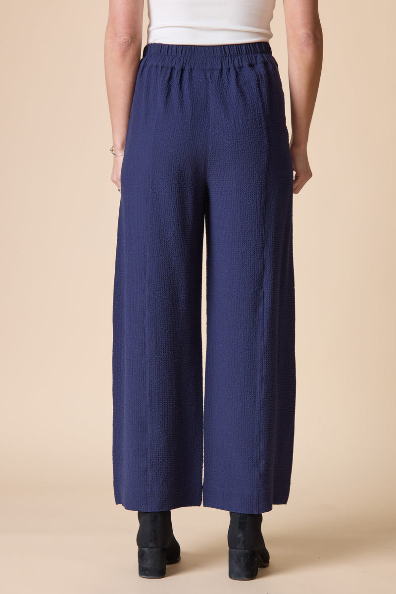 Habitat Crinkle Crepe Aria Pant - NAVY - image 3