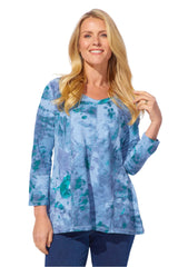 Mineral Dye Cotton Slub Freedom V-Neck - 21431