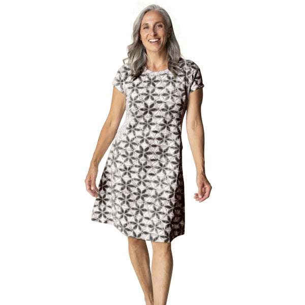 Crinkle Crepe Floral Mix Astrid Dress - 21684