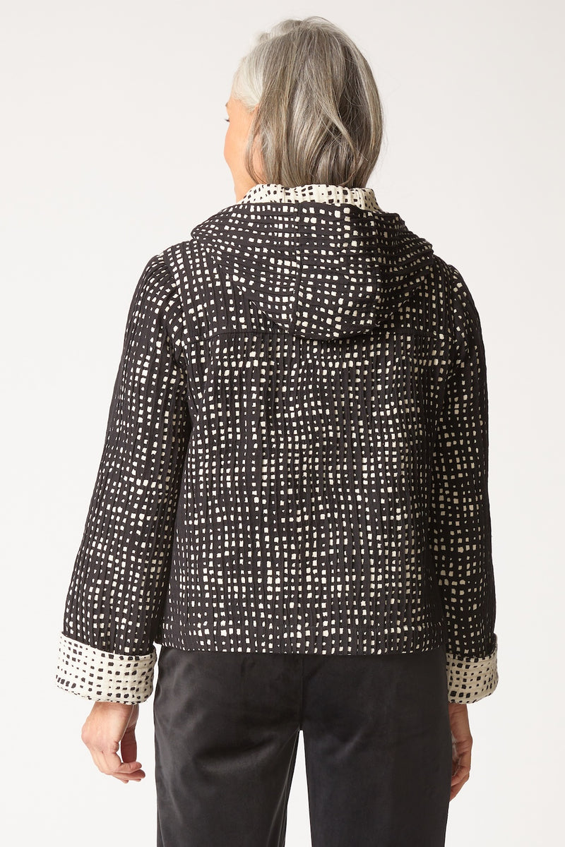 Autumn Check Cargo Hoodie - 21826