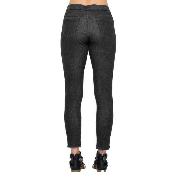 Leggings w/ Back Pockets in Black -  FC-105-BLK