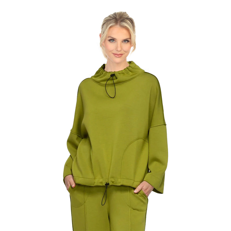 High Collar Pocket Pullover-7169T