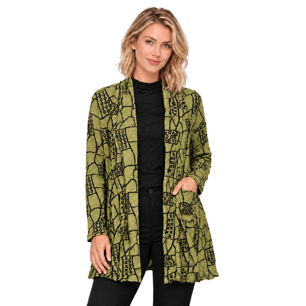 The Heidi Bold Crinkled Sweater Tunic - CB65373