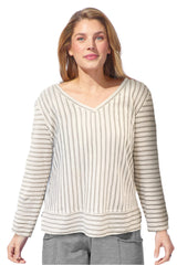 Santa Barbara Stripe Hi Lo Tee - 23540