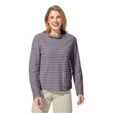 Santa Barbara Stripe Chill Funnel Neck - 23541
