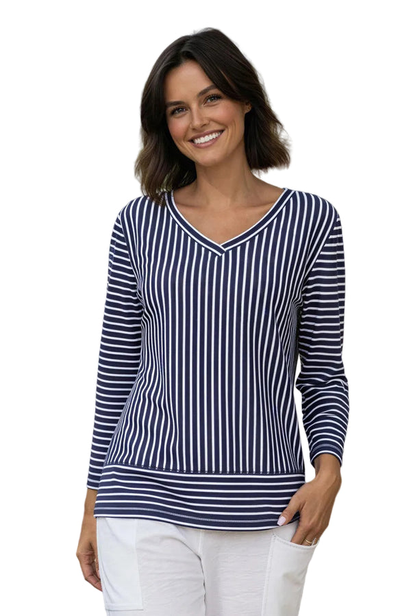Santa Barbara Stripe Tee - 23542