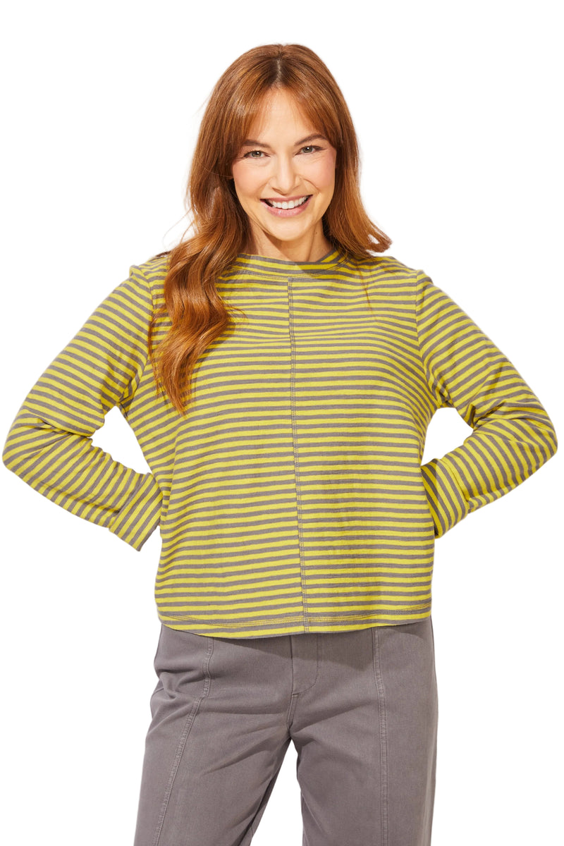 Verona Stripe Layover Tee - 23546
