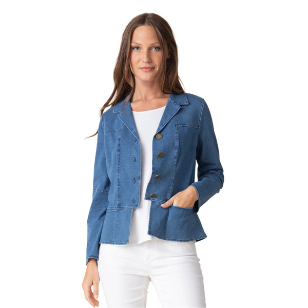 Stonewash Urban Jacket in Light Denim Blue - 31522-LIGHTDEN