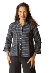 Habitat Tucked Dobby Mix Daphne Shirt - BLACK - image 1