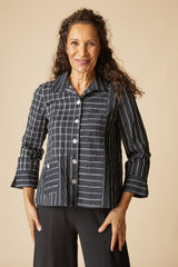 Tucked Dobby Mix Daphne Shirt - 25044