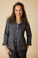 Habitat Tucked Dobby Mix Daphne Shirt - BLACK - image 2