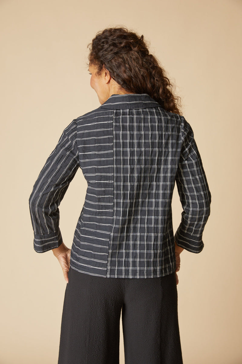 Tucked Dobby Mix Daphne Shirt - 25044