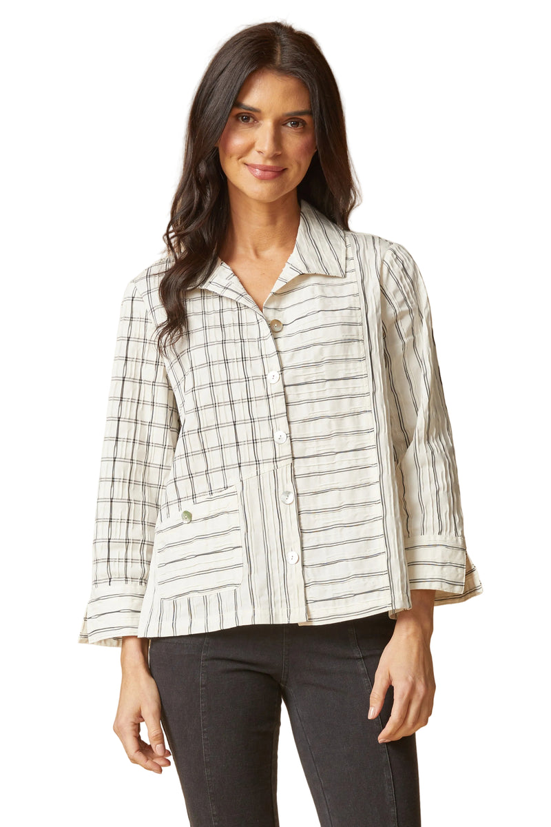 Habitat Tucked Dobby Mix Daphne Shirt - WINTER WHITE - image 1