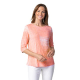 Beachfront Waves Boatneck Top - 57235