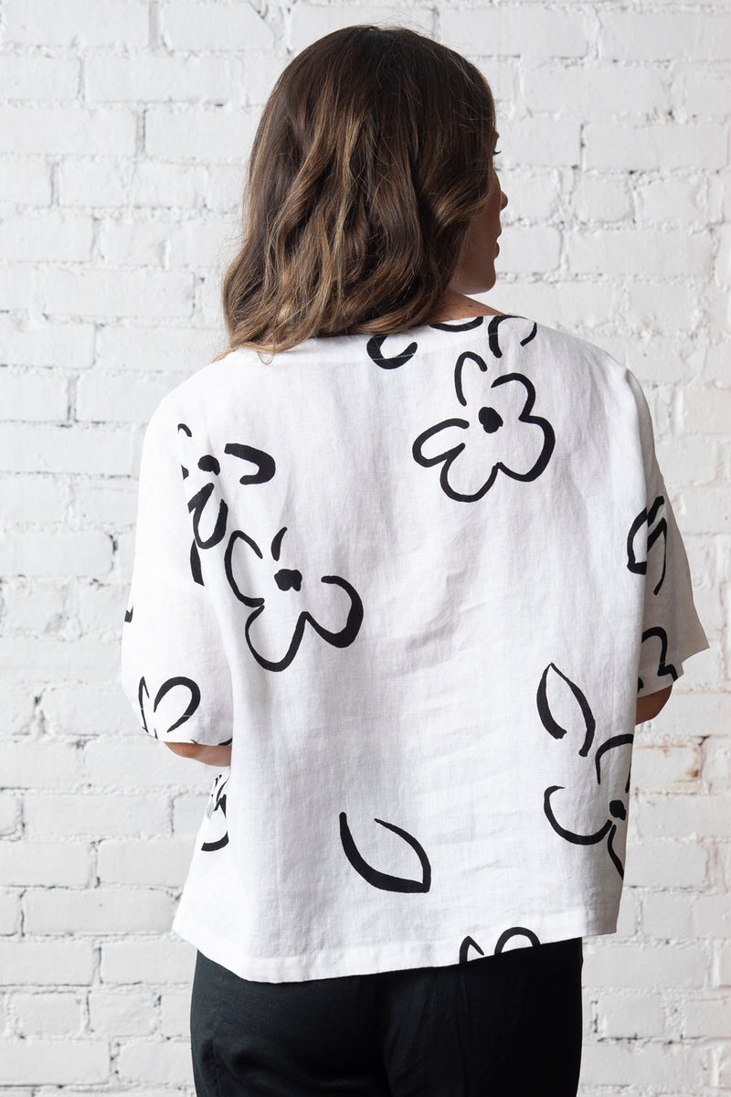 Linen Spring in SOHO Side Step Pullover-262138