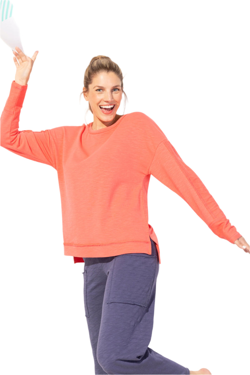 Modal Span Terry Sand & Sea Pullover - 26833