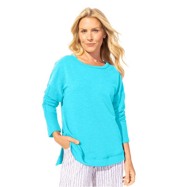 Modal Span Terry Sand & Sea Pullover - 26833